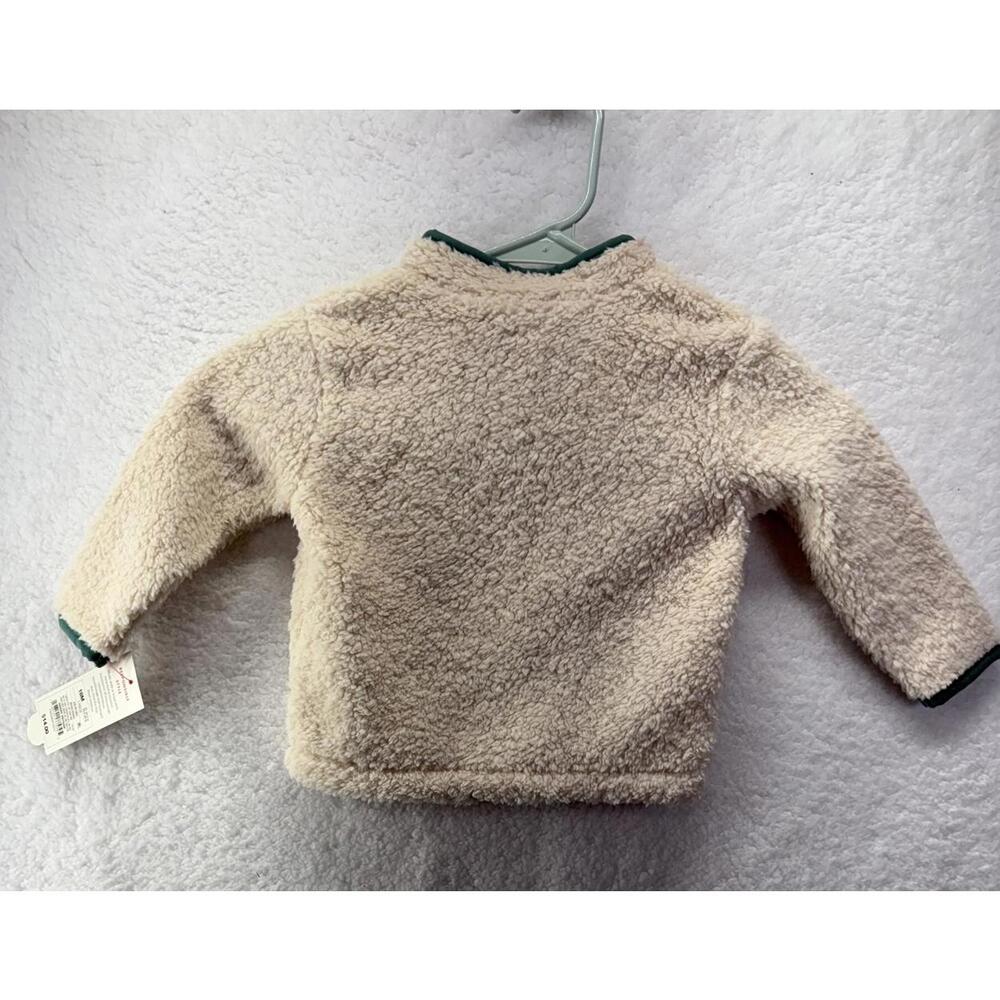 Cat & Jack Fleece Sweater 18 Months Cream High Pile New W Tags - Picture 4 of 4